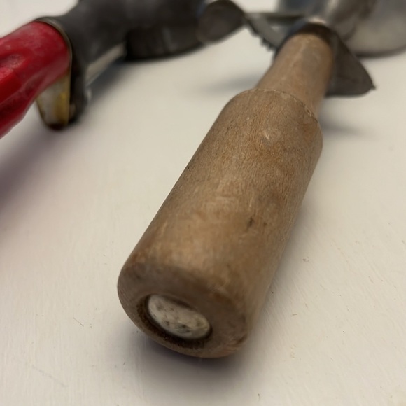Vintage Ice Cream Scoops One Wood Handle One Peerless - Picture 2 of 7